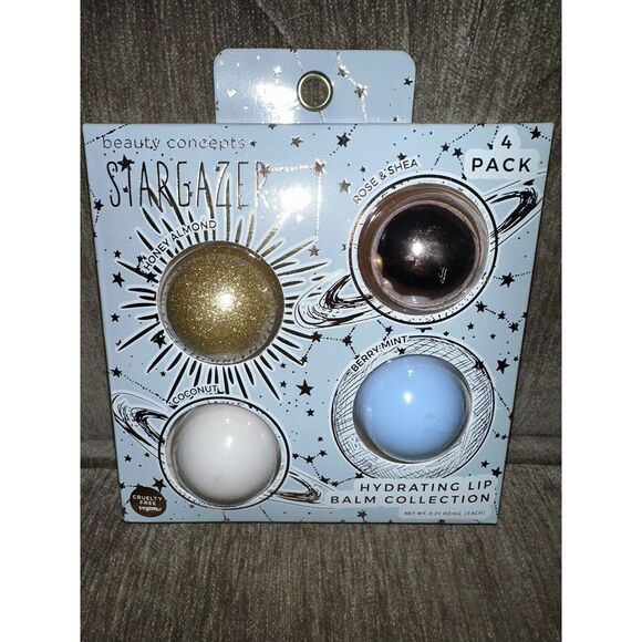 Other - Beauty Concepts 4 Pack Stargazer Hydrating Lip Balm‎ Collection